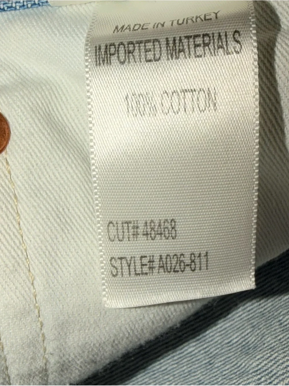 AGOLDE Light Blue Denim Shorts